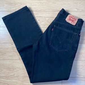 32x34 Levi’s 505 Regular Fit Black Denim Jeans